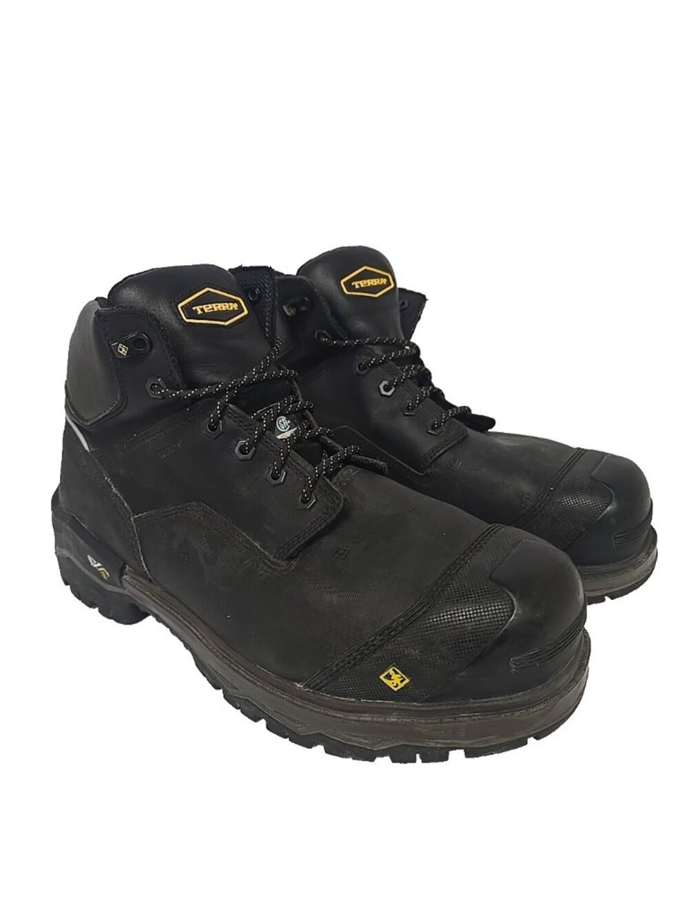 Terra Men's TR0A4T8VBLK Gantry 6" Composite Toe CSA Work Boot Black Size 12W